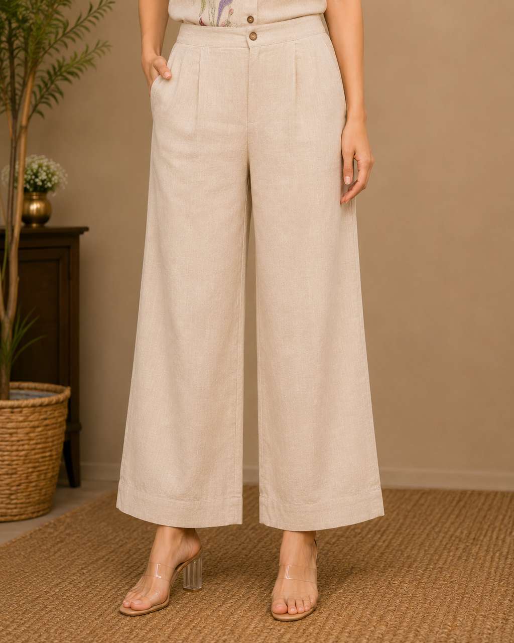 Ivory Bloom Embroidered Co-Ord Set Doaba The Wedding Mall